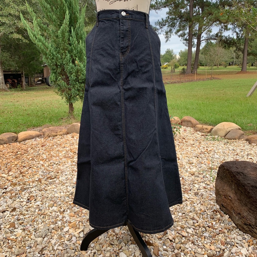Be-Girl A-line denim skirt